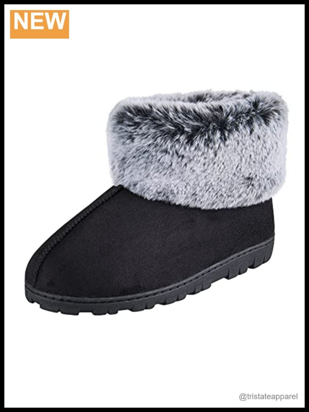 MICROSUEDE Super Soft Bootie Slippers Memory Foam Indoor Outdoor Sole